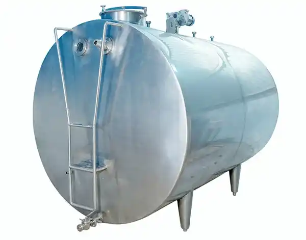 Stainless steel milk storage tank supplier